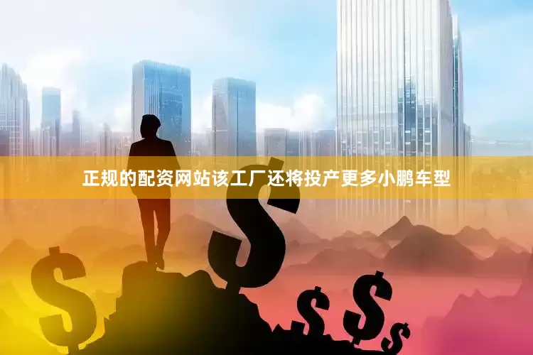 正规的配资网站该工厂还将投产更多小鹏车型